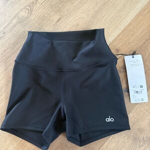ALO Yoga Black High-Waist Airlift Shorts